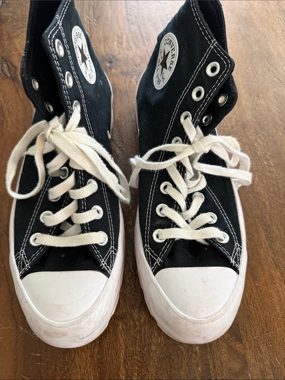 Converse Black and White Kids' High-Top Sneakers